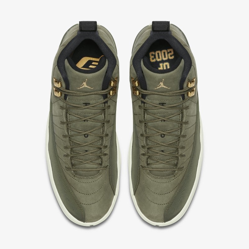 Jordan 12 shop olive canvas